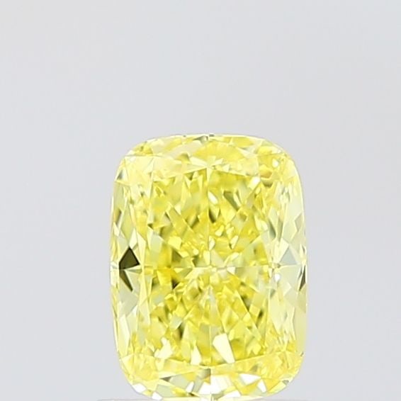 Loose Diamond - CUSHION BRILLIANT 1.03ct Fancy Intense Yellow VVS2: Loose Diamond - CUSHION BRILLIANT 1.03ct Fancy Intense Yellow VVS2 Source: This is a real non-mined Diamond that has been grown in a lab Shape: CUSHION BRILLIANT Carats: 1.03 Color: Fancy Intense Yell