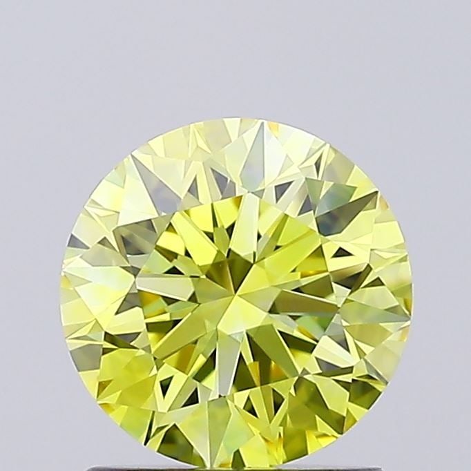 Ideal Loose Diamond - ROUND 1.3ct Fancy Vivid Yellow IF: Ideal Loose Diamond - ROUND 1.3ct Fancy Vivid Yellow IF Source: This is a real non-mined Diamond that has been grown in a lab Shape: ROUND Carats: 1.3 Color: Fancy Vivid Yellow Certification: IGI Vide