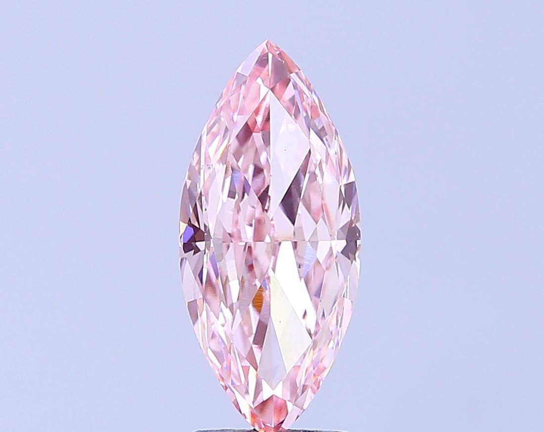 Loose Diamond - MARQUISE 3.0ct Fancy Intense Pink VS1: Loose Diamond - MARQUISE 3.0ct Fancy Intense Pink VS1 Source: This is a real non-mined Diamond that has been grown in a lab Shape: MARQUISE Carats: 3.0 Color: Fancy Intense Pink Certification: IGI Vid