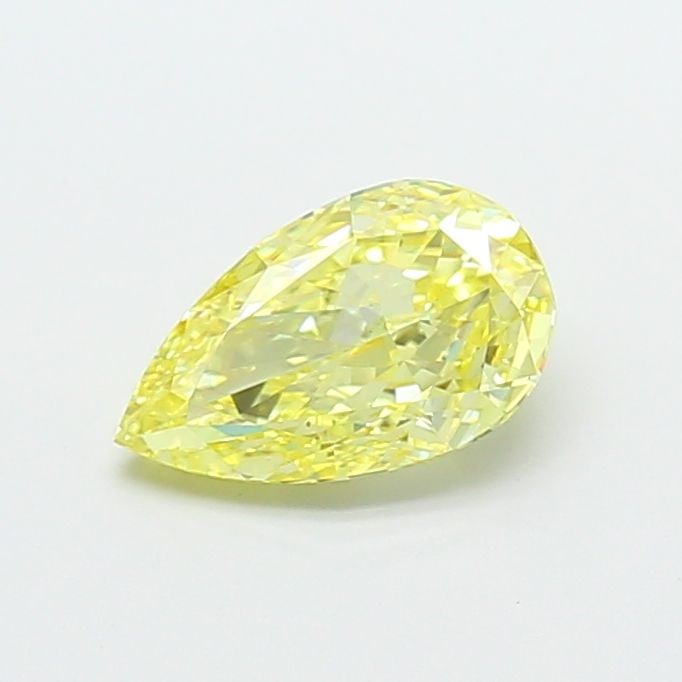 Loose Diamond - PEAR 1.23ct Fancy Intense Yellow VS1: Loose Diamond - PEAR 1.23ct Fancy Intense Yellow VS1 Source: This is a real non-mined Diamond that has been grown in a lab Shape: PEAR Carats: 1.23 Color: Fancy Intense Yellow Certification: IGI Video
