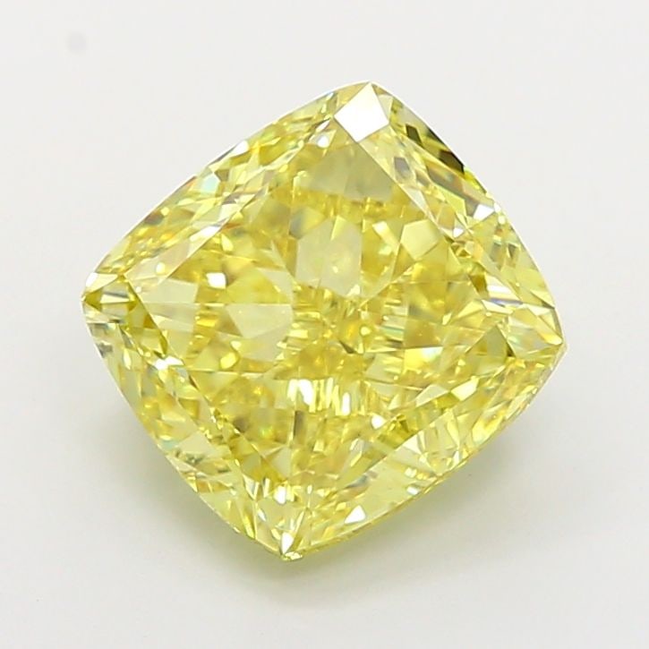 Loose Diamond - CUSHION MODIFIED 6.05ct Fancy Vivid Yellow VS1: Loose Diamond - CUSHION MODIFIED 6.05ct Fancy Vivid Yellow VS1 Source: This is a real non-mined Diamond that has been grown in a lab Shape: CUSHION MODIFIED Carats: 6.05 Color: Fancy Vivid Yellow Cert