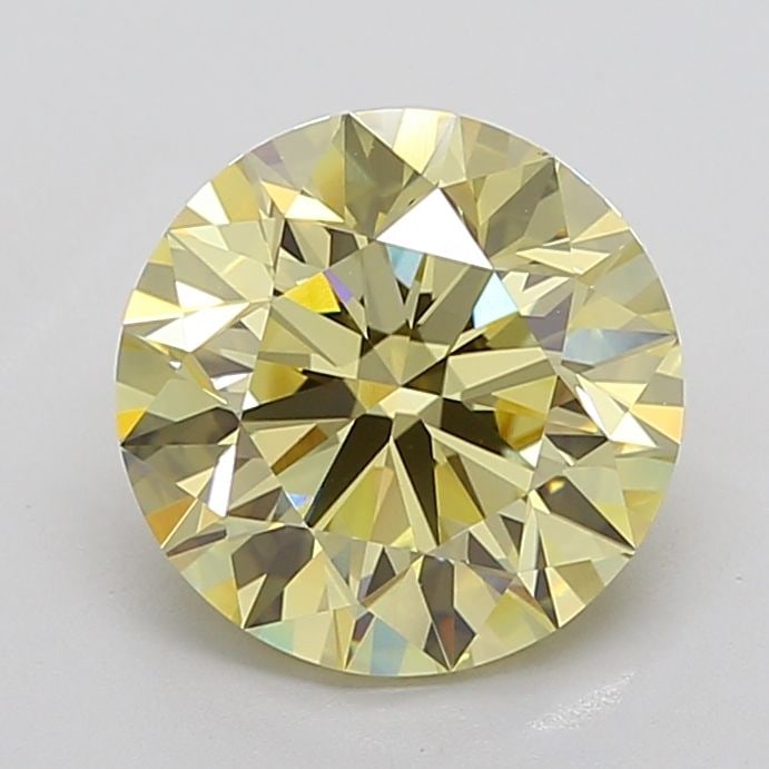 Loose Diamond - ROUND 6.01ct Fancy Light Yellow VS1: Loose Diamond - ROUND 6.01ct Fancy Light Yellow VS1 Source: This is a real non-mined Diamond that has been grown in a lab Shape: ROUND Carats: 6.01 Color: Fancy Light Yellow Certification: IGI Video: