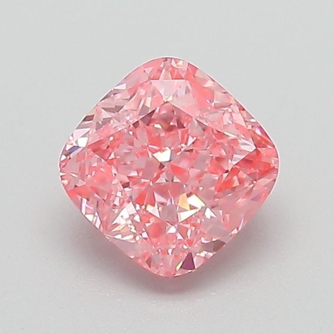 Loose Diamond - CUSHION MODIFIED 1.05ct Fancy Vivid Pink VS1: Loose Diamond - CUSHION MODIFIED 1.05ct Fancy Vivid Pink VS1 Source: This is a real non-mined Diamond that has been grown in a lab Shape: CUSHION MODIFIED Carats: 1.05 Color: Fancy Vivid Pink Certific
