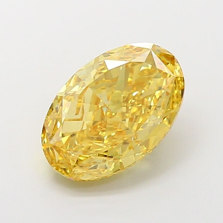 Loose Diamond - OVAL 4.02ct Fancy Vivid Yellow VS2: Loose Diamond - OVAL 4.02ct Fancy Vivid Yellow VS2 Source: This is a real non-mined Diamond that has been grown in a lab Shape: OVAL Carats: 4.02 Color: Fancy Vivid Yellow Certification: IGI Video: