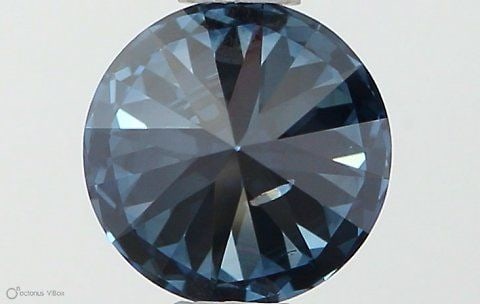 Loose Diamond - ROUND 0.7ct Fancy Vivid Blue SI2 (1 of 1)