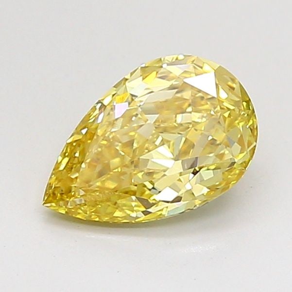Loose Diamond - PEAR 0.85ct Fancy Intense Yellow VS1: Loose Diamond - PEAR 0.85ct Fancy Intense Yellow VS1 Source: This is a real non-mined Diamond that has been grown in a lab Shape: PEAR Carats: 0.85 Color: Fancy Intense Yellow Certification: IGI Video