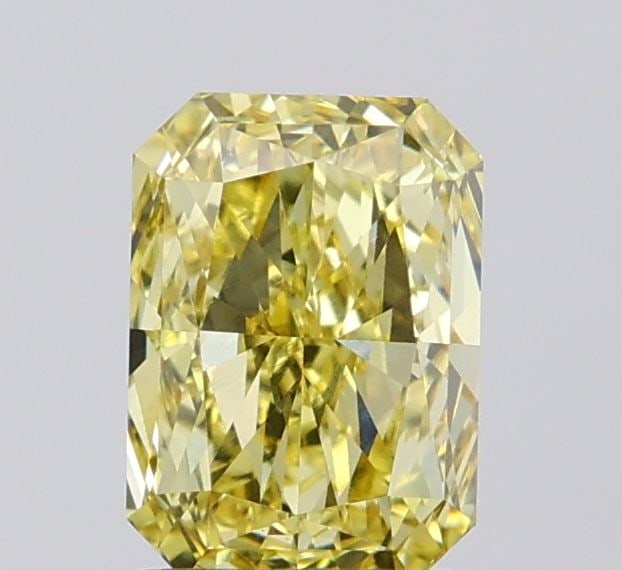 Loose Diamond - RADIANT 1.53ct Fancy Intense Yellow VVS2: Loose Diamond - RADIANT 1.53ct Fancy Intense Yellow VVS2 Source: This is a real non-mined Diamond that has been grown in a lab Shape: RADIANT Carats: 1.53 Color: Fancy Intense Yellow Certification: IG