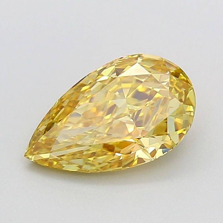 Loose Diamond - PEAR 2.03ct Fancy Intense Yellow VS1: Loose Diamond - PEAR 2.03ct Fancy Intense Yellow VS1 Source: This is a real non-mined Diamond that has been grown in a lab Shape: PEAR Carats: 2.03 Color: Fancy Intense Yellow Certification: IGI Video