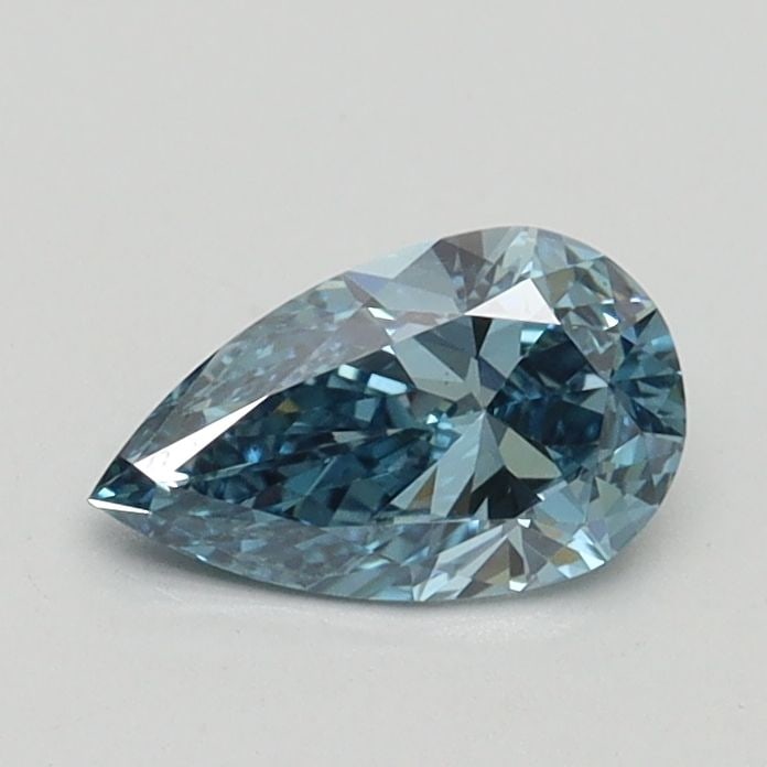Loose Diamond - PEAR 0.5ct Fancy Intense Blue VS1: Loose Diamond - PEAR 0.5ct Fancy Intense Blue VS1 Source: This is a real non-mined Diamond that has been grown in a lab Shape: PEAR Carats: 0.5 Color: Fancy Intense Blue Certification: IGI Video:
