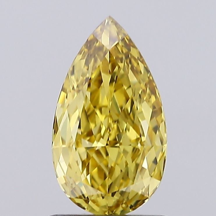 Loose Diamond - PEAR 1.18ct Fancy Intense Yellow VVS2: Loose Diamond - PEAR 1.18ct Fancy Intense Yellow VVS2 Source: This is a real non-mined Diamond that has been grown in a lab Shape: PEAR Carats: 1.18 Color: Fancy Intense Yellow Certification: IGI Vide