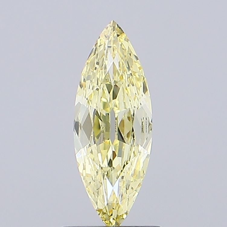 Loose Diamond - MARQUISE 1.01ct Fancy Yellow VS1: Loose Diamond - MARQUISE 1.01ct Fancy Yellow VS1 Source: This is a real non-mined Diamond that has been grown in a lab Shape: MARQUISE Carats: 1.01 Color: Fancy Yellow Certification: IGI Video: