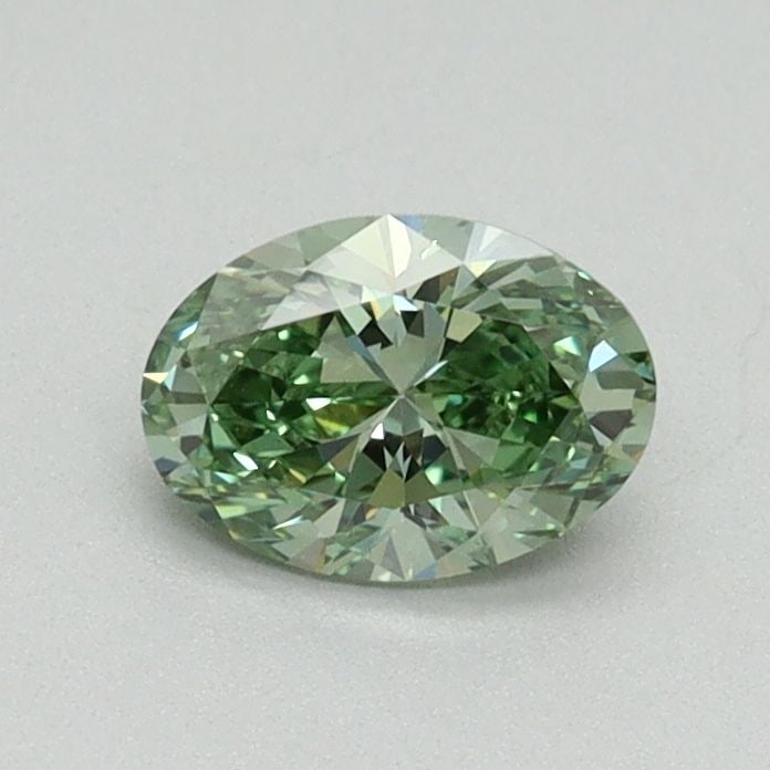 Loose Diamond - OVAL 0.52ct Fancy Vivid Green VS1: Loose Diamond - OVAL 0.52ct Fancy Vivid Green VS1 Source: This is a real non-mined Diamond that has been grown in a lab Shape: OVAL Carats: 0.52 Color: Fancy Vivid Green Certification: IGI Video: