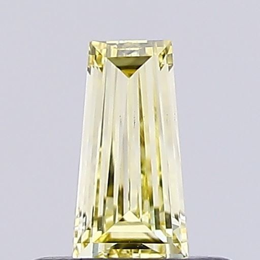 Loose Diamond - BAGUETTE 0.32ct Fancy Intense Yellow VVS2: Loose Diamond - BAGUETTE 0.32ct Fancy Intense Yellow VVS2 Source: This is a real non-mined Diamond that has been grown in a lab Shape: BAGUETTE Carats: 0.32 Color: Fancy Intense Yellow Certification: 