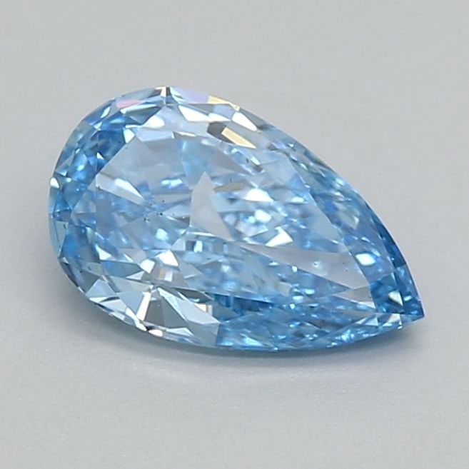 Loose Diamond - PEAR 0.59ct Fancy Vivid Blue VS2: Loose Diamond - PEAR 0.59ct Fancy Vivid Blue VS2 Source: This is a real non-mined Diamond that has been grown in a lab Shape: PEAR Carats: 0.59 Color: Fancy Vivid Blue Certification: NONE Video: