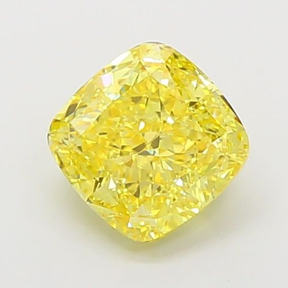 Loose Diamond - CUSHION MODIFIED 2.5ct Fancy Vivid Yellow VS2: Loose Diamond - CUSHION MODIFIED 2.5ct Fancy Vivid Yellow VS2 Source: This is a real non-mined Diamond that has been grown in a lab Shape: CUSHION MODIFIED Carats: 2.5 Color: Fancy Vivid Yellow Certif