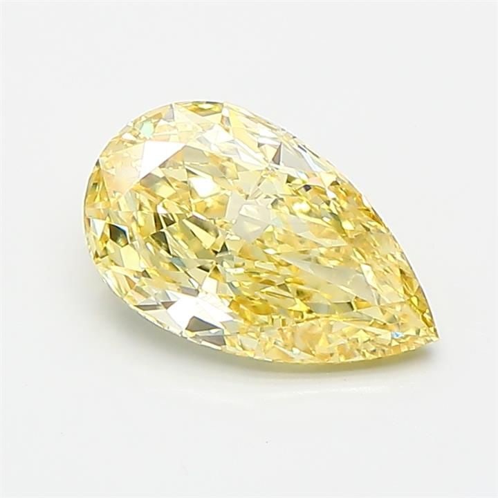 Loose Diamond - PEAR 1.12ct Fancy Intense Yellow VVS2: Loose Diamond - PEAR 1.12ct Fancy Intense Yellow VVS2 Source: This is a real non-mined Diamond that has been grown in a lab Shape: PEAR Carats: 1.12 Color: Fancy Intense Yellow Certification: IGI Vide