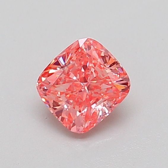 Loose Diamond - CUSHION MODIFIED 0.53ct Fancy Vivid Pink SI1: Loose Diamond - CUSHION MODIFIED 0.53ct Fancy Vivid Pink SI1 Source: This is a real non-mined Diamond that has been grown in a lab Shape: CUSHION MODIFIED Carats: 0.53 Color: Fancy Vivid Pink Certific
