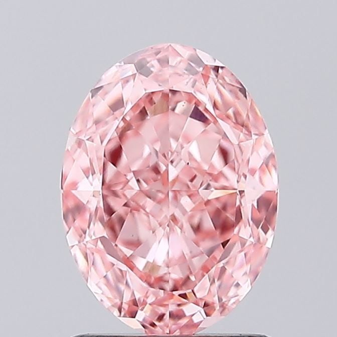 Loose Diamond - OVAL 1.56ct Fancy Vivid Pink VS1: Loose Diamond - OVAL 1.56ct Fancy Vivid Pink VS1 Source: This is a real non-mined Diamond that has been grown in a lab Shape: OVAL Carats: 1.56 Color: Fancy Vivid Pink Certification: IGI The Diamond D