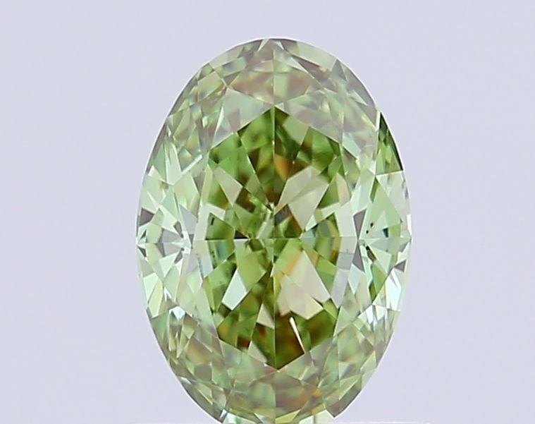 Loose Diamond - OVAL 1.02ct Fancy Vivid Green VVS2: Loose Diamond - OVAL 1.02ct Fancy Vivid Green VVS2 Source: This is a real non-mined Diamond that has been grown in a lab Shape: OVAL Carats: 1.02 Color: Fancy Vivid Green Certification: IGI Video: