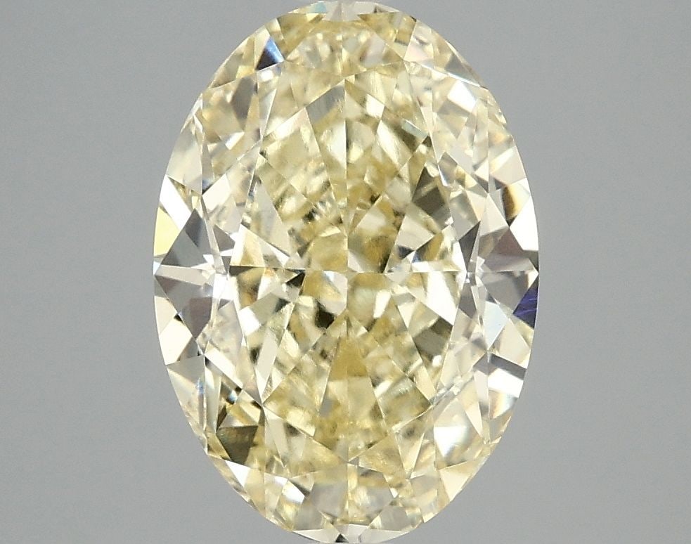 Loose Diamond - OVAL 4.03ct Fancy Intense Yellow VS1: Loose Diamond - OVAL 4.03ct Fancy Intense Yellow VS1 Source: This is a real non-mined Diamond that has been grown in a lab Shape: OVAL Carats: 4.03 Color: Fancy Intense Yellow Certification: IGI Video