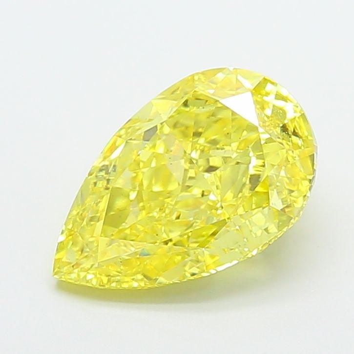 Loose Diamond - PEAR 5.04ct Fancy Intense Yellow VS2: Loose Diamond - PEAR 5.04ct Fancy Intense Yellow VS2 Source: This is a real non-mined Diamond that has been grown in a lab Shape: PEAR Carats: 5.04 Color: Fancy Intense Yellow Certification: IGI Video