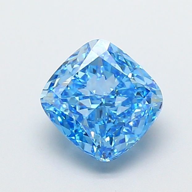 Loose Diamond - CUSHION MODIFIED 1.96ct Fancy Vivid Blue VVS2: Loose Diamond - CUSHION MODIFIED 1.96ct Fancy Vivid Blue VVS2 Source: This is a real non-mined Diamond that has been grown in a lab Shape: CUSHION MODIFIED Carats: 1.96 Color: Fancy Vivid Blue Certifi