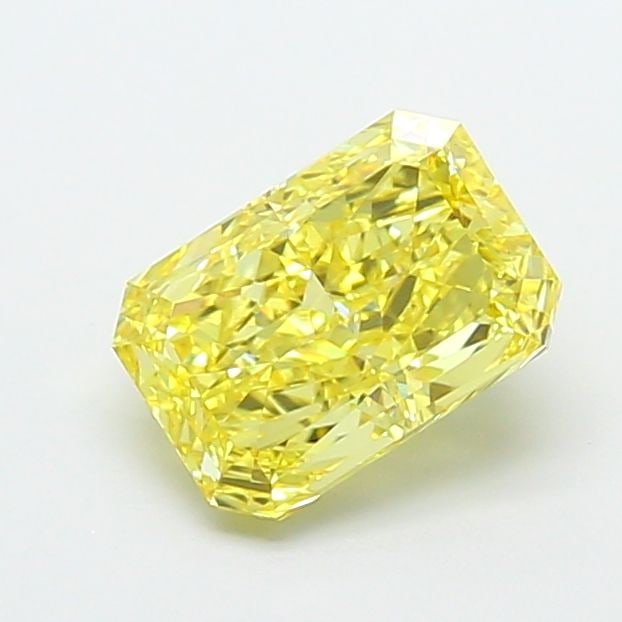 Loose Diamond - RADIANT 2.52ct Fancy Intense Yellow VVS2: Loose Diamond - RADIANT 2.52ct Fancy Intense Yellow VVS2 Source: This is a real non-mined Diamond that has been grown in a lab Shape: RADIANT Carats: 2.52 Color: Fancy Intense Yellow Certification: IG