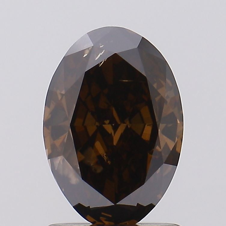 Loose Diamond - OVAL 1.14ct Fancy Deep Brown SI2: Loose Diamond - OVAL 1.14ct Fancy Deep Brown SI2 Source: This is a real non-mined Diamond that has been grown in a lab Shape: OVAL Carats: 1.14 Color: Fancy Deep Brown Certification: NONE Video: