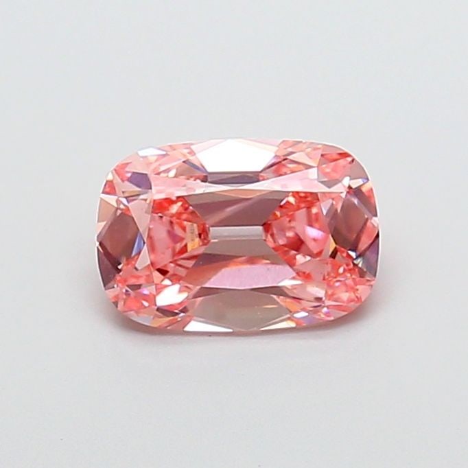 Loose Diamond - CUSHION 2.04ct Fancy Vivid Pink VS1: Loose Diamond - CUSHION 2.04ct Fancy Vivid Pink VS1 Source: This is a real non-mined Diamond that has been grown in a lab Shape: CUSHION Carats: 2.04 Color: Fancy Vivid Pink Certification: IGI Video: