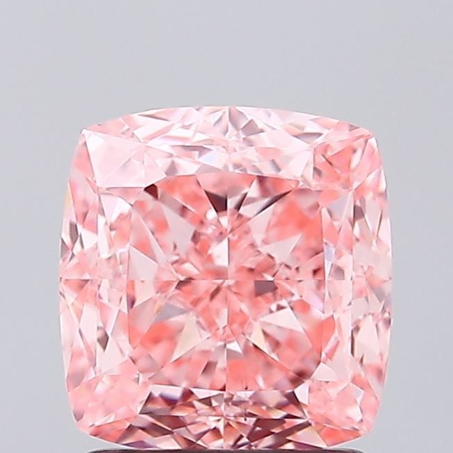 Loose Diamond - CUSHION MODIFIED 1.91ct Fancy Vivid Pink VS1: Loose Diamond - CUSHION MODIFIED 1.91ct Fancy Vivid Pink VS1 Source: This is a real non-mined Diamond that has been grown in a lab Shape: CUSHION MODIFIED Carats: 1.91 Color: Fancy Vivid Pink Certific