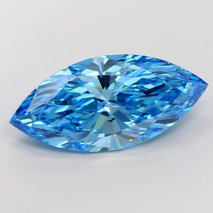 Loose Diamond - MARQUISE 4.02ct Fancy Vivid Blue VS1: Loose Diamond - MARQUISE 4.02ct Fancy Vivid Blue VS1 Source: This is a real non-mined Diamond that has been grown in a lab Shape: MARQUISE Carats: 4.02 Color: Fancy Vivid Blue Certification: IGI Video