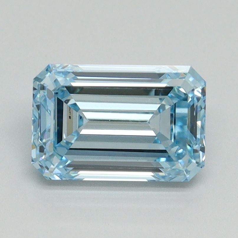 Loose Diamond - EMERALD 1.56ct Fancy Intense Blue VS1: Loose Diamond - EMERALD 1.56ct Fancy Intense Blue VS1 Source: This is a real non-mined Diamond that has been grown in a lab Shape: EMERALD Carats: 1.56 Color: Fancy Intense Blue Certification: IGI Vid