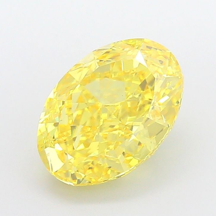 Loose Diamond - OVAL 7.01ct Fancy Vivid Yellow VS2: Loose Diamond - OVAL 7.01ct Fancy Vivid Yellow VS2 Source: This is a real non-mined Diamond that has been grown in a lab Shape: OVAL Carats: 7.01 Color: Fancy Vivid Yellow Certification: IGI Video: