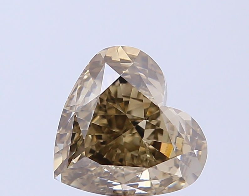 Loose Diamond - HEART 3.01ct Fancy Light Yellowish Gray VS2: Loose Diamond - HEART 3.01ct Fancy Light Yellowish Gray VS2 Source: This is a real non-mined Diamond that has been grown in a lab Shape: HEART Carats: 3.01 Color: Fancy Light Yellowish Gray Certificat