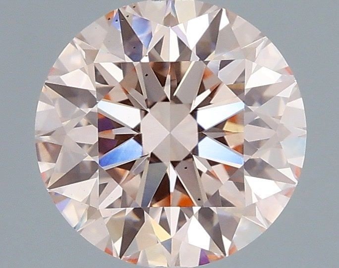 Ideal Loose Diamond - ROUND 2.05ct Fancy Pink VS2: Ideal Loose Diamond - ROUND 2.05ct Fancy Pink VS2 Source: This is a real non-mined Diamond that has been grown in a lab Shape: ROUND Carats: 2.05 Color: Fancy Pink Certification: IGI Video: