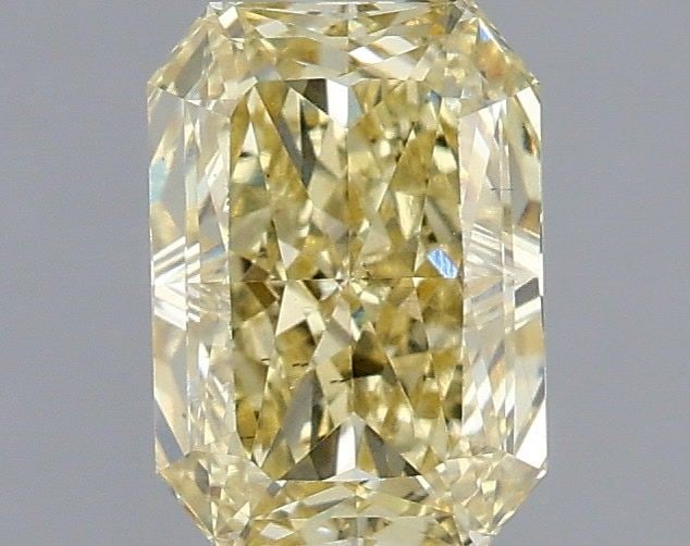 Loose Diamond - RADIANT 1.04ct Fancy Yellow VS2: Loose Diamond - RADIANT 1.04ct Fancy Yellow VS2 Source: This is a real non-mined Diamond that has been grown in a lab Shape: RADIANT Carats: 1.04 Color: Fancy Yellow Certification: IGI Video: