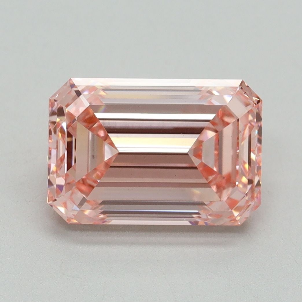 Loose Diamond - EMERALD 3.01ct Fancy Intense Pink VS1: Loose Diamond - EMERALD 3.01ct Fancy Intense Pink VS1 Source: This is a real non-mined Diamond that has been grown in a lab Shape: EMERALD Carats: 3.01 Color: Fancy Intense Pink Certification: IGI Vid