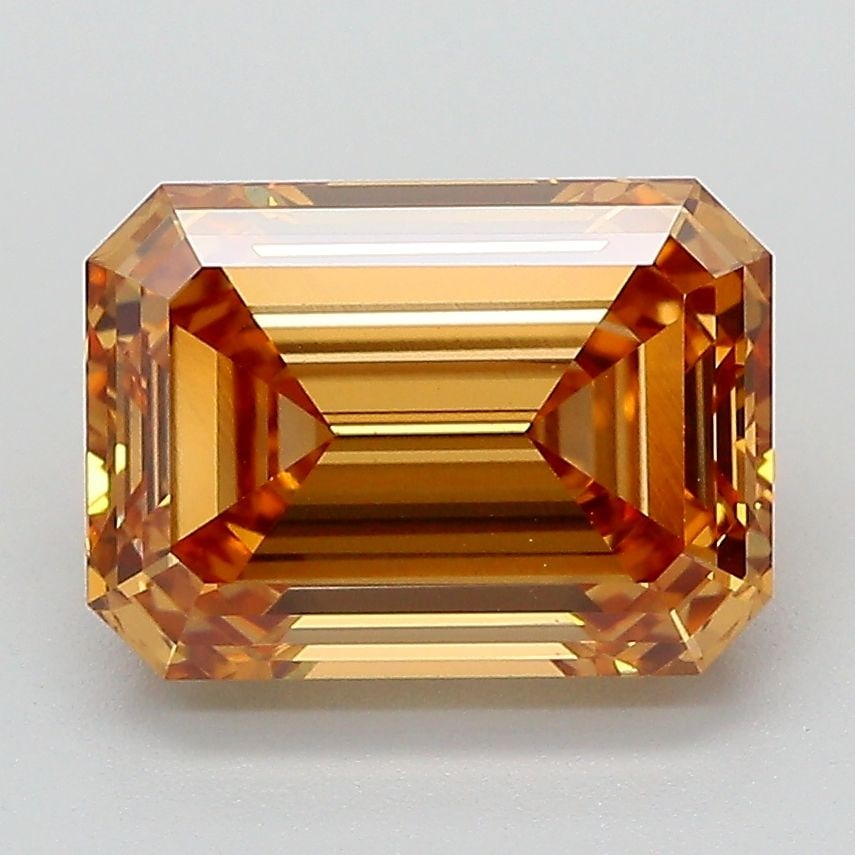 Loose Diamond - EMERALD 3.08ct Fancy Light Yellowish Brown VVS2: Loose Diamond - EMERALD 3.08ct Fancy Light Yellowish Brown VVS2 Source: This is a real non-mined Diamond that has been grown in a lab Shape: EMERALD Carats: 3.08 Color: Fancy Light Yellowish Brown Cer