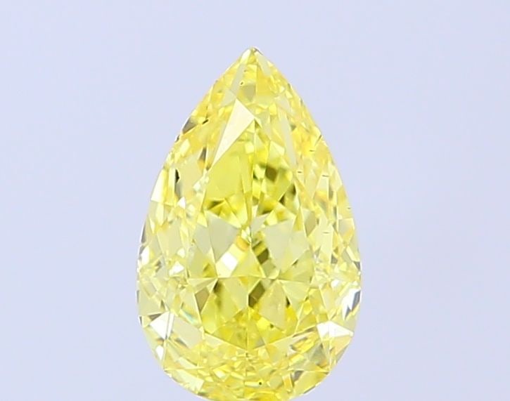 Loose Diamond - PEAR 1.45ct Fancy Intense Yellow VS2: Loose Diamond - PEAR 1.45ct Fancy Intense Yellow VS2 Source: This is a real non-mined Diamond that has been grown in a lab Shape: PEAR Carats: 1.45 Color: Fancy Intense Yellow Certification: IGI Video