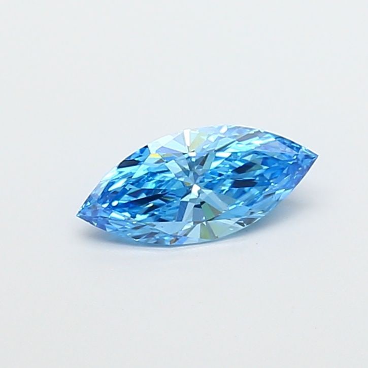 Loose Diamond - MARQUISE 1.0ct Fancy Vivid Blue VS1: Loose Diamond - MARQUISE 1.0ct Fancy Vivid Blue VS1 Source: This is a real non-mined Diamond that has been grown in a lab Shape: MARQUISE Carats: 1.0 Color: Fancy Vivid Blue Certification: IGI Video: