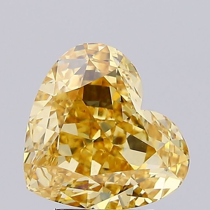 Loose Diamond - HEART 4.07ct Fancy Brownish Yellow VS2: Loose Diamond - HEART 4.07ct Fancy Brownish Yellow VS2 Source: This is a real non-mined Diamond that has been grown in a lab Shape: HEART Carats: 4.07 Color: Fancy Brownish Yellow Certification: IGI V