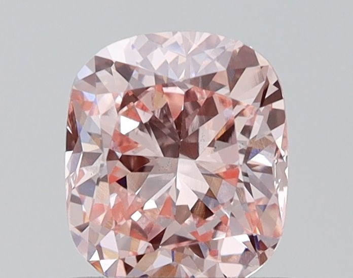 Loose Diamond - CUSHION MODIFIED 1.05ct Fancy Light Pink VS2: Loose Diamond - CUSHION MODIFIED 1.05ct Fancy Light Pink VS2 Source: This is a real non-mined Diamond that has been grown in a lab Shape: CUSHION MODIFIED Carats: 1.05 Color: Fancy Light Pink Certific
