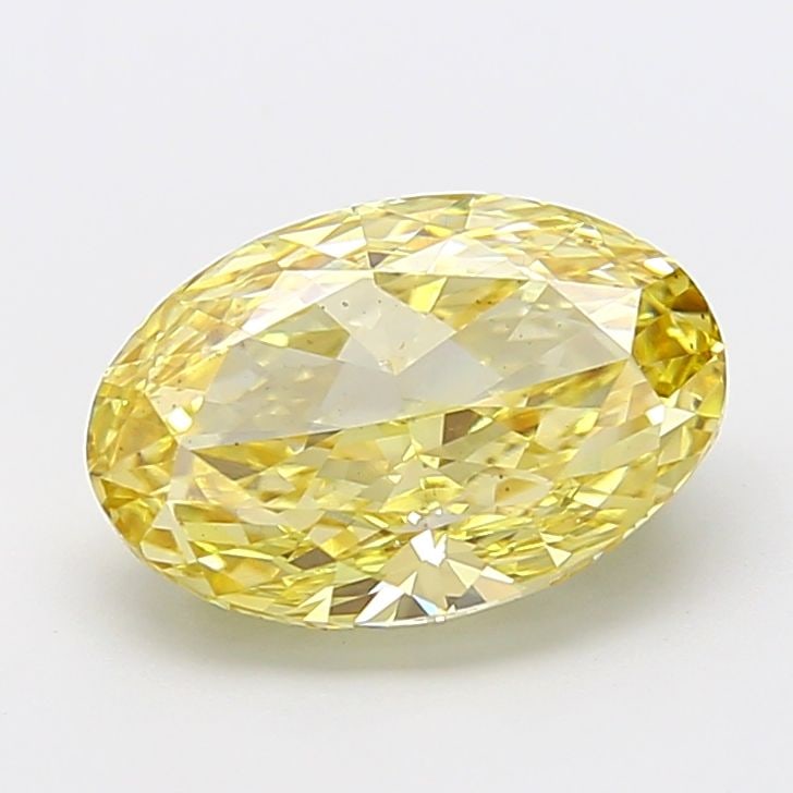Loose Diamond - OVAL 4.34ct Fancy Intense Yellow VS2: Loose Diamond - OVAL 4.34ct Fancy Intense Yellow VS2 Source: This is a real non-mined Diamond that has been grown in a lab Shape: OVAL Carats: 4.34 Color: Fancy Intense Yellow Certification: IGI Video