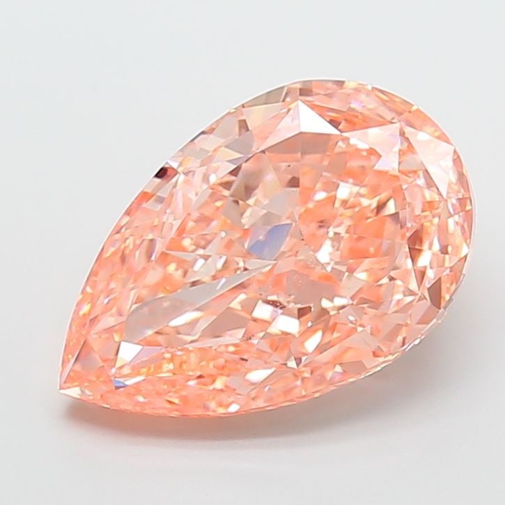 Loose Diamond - PEAR 10.03ct Fancy Vivid Pink VS1: Loose Diamond - PEAR 10.03ct Fancy Vivid Pink VS1 Source: This is a real non-mined Diamond that has been grown in a lab Shape: PEAR Carats: 10.03 Color: Fancy Vivid Pink Certification: IGI Video: