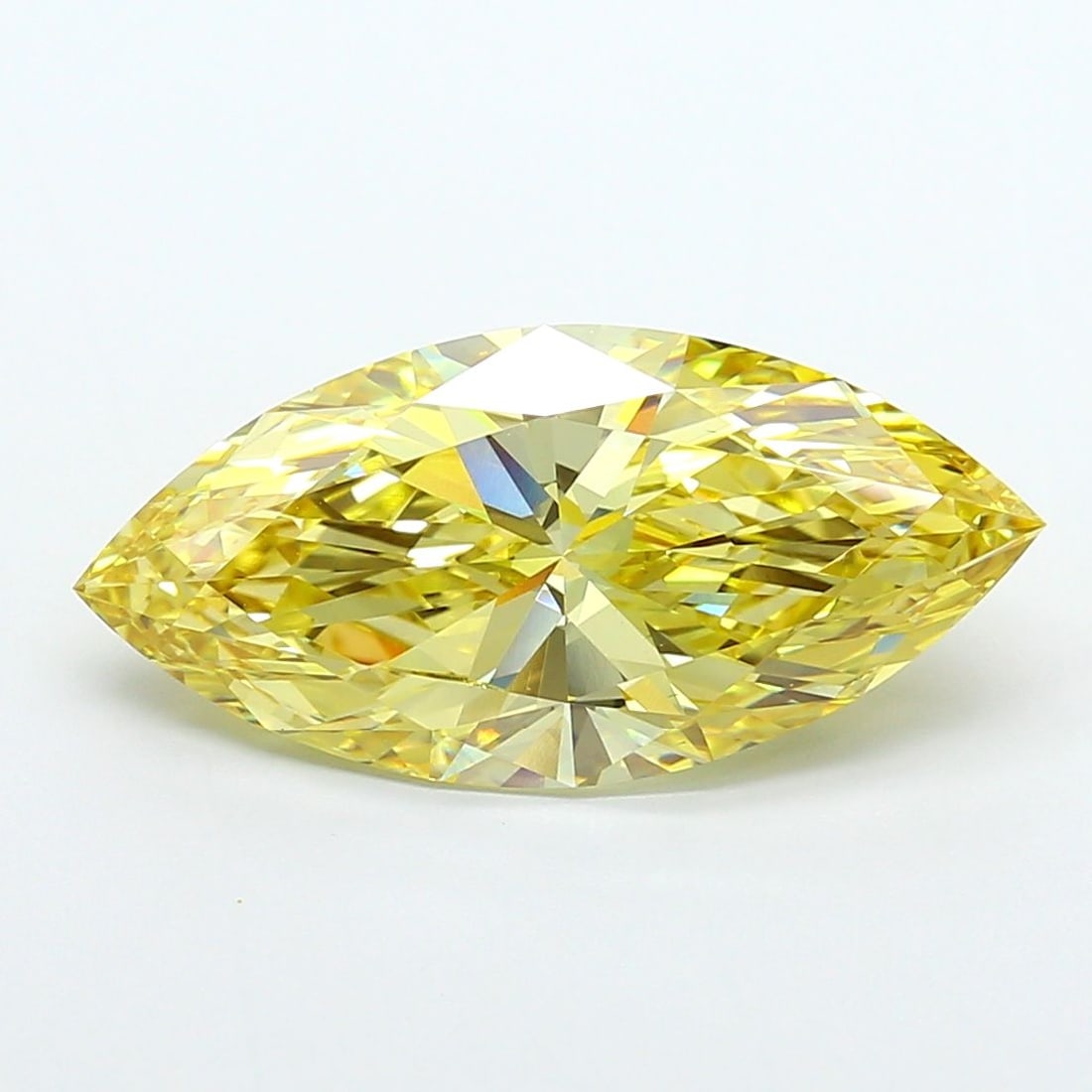 Loose Diamond - MARQUISE 8.08ct Fancy Intense Yellow VS1: Loose Diamond - MARQUISE 8.08ct Fancy Intense Yellow VS1 Source: This is a real non-mined Diamond that has been grown in a lab Shape: MARQUISE Carats: 8.08 Color: Fancy Intense Yellow Certification: I