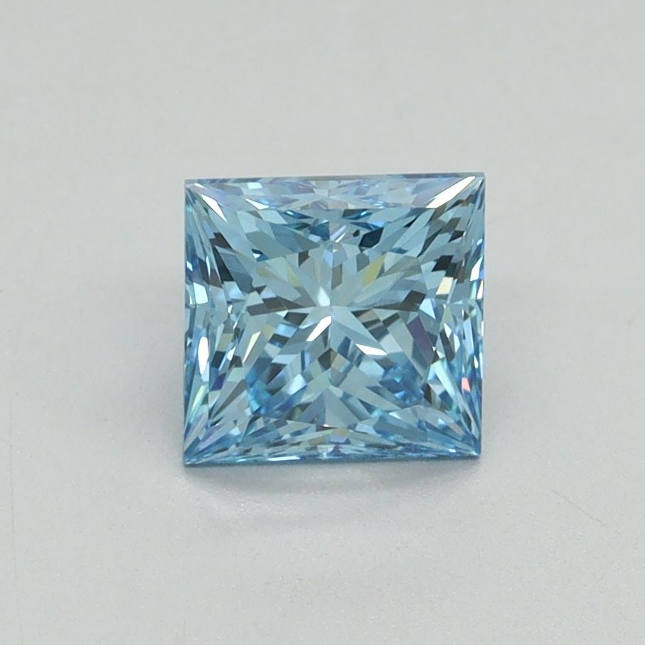 Loose Diamond - PRINCESS 1.15ct Fancy Vivid Blue VVS2: Loose Diamond - PRINCESS 1.15ct Fancy Vivid Blue VVS2 Source: This is a real non-mined Diamond that has been grown in a lab Shape: PRINCESS Carats: 1.15 Color: Fancy Vivid Blue Certification: IGI Vide