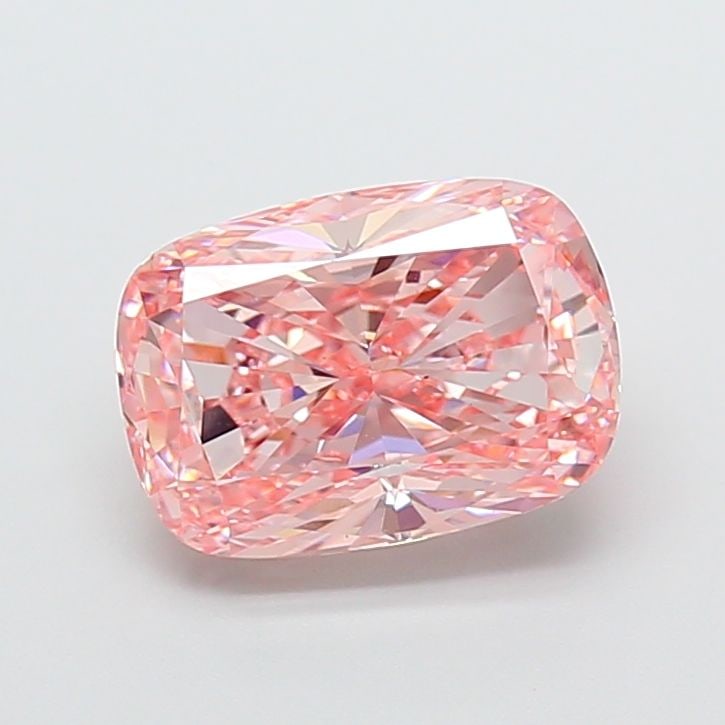 Loose Diamond - CUSHION MODIFIED 4.02ct Fancy Vivid Pink VS1: Loose Diamond - CUSHION MODIFIED 4.02ct Fancy Vivid Pink VS1 Source: This is a real non-mined Diamond that has been grown in a lab Shape: CUSHION MODIFIED Carats: 4.02 Color: Fancy Vivid Pink Certific