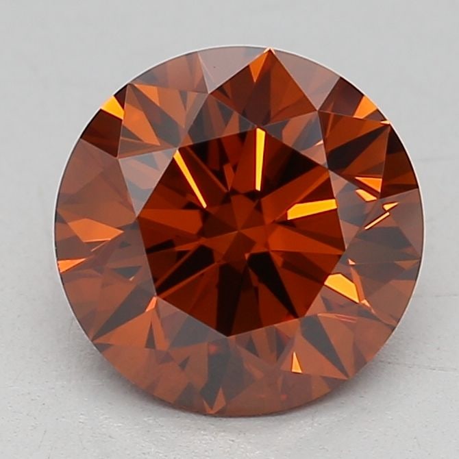 Loose Diamond - ROUND 1.11ct Fancy Deep Orange VS1: Loose Diamond - ROUND 1.11ct Fancy Deep Orange VS1 Source: This is a real non-mined Diamond that has been grown in a lab Shape: ROUND Carats: 1.11 Color: Fancy Deep Orange Certification: IGI Video:
