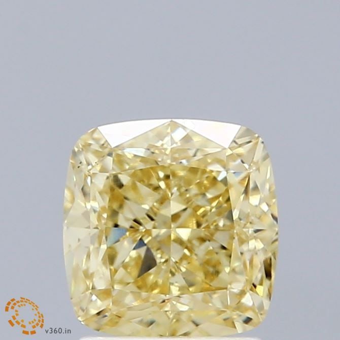Loose Diamond - CUSHION MODIFIED 2.06ct Fancy Intense Yellow VS1: Loose Diamond - CUSHION MODIFIED 2.06ct Fancy Intense Yellow VS1 Source: This is a real non-mined Diamond that has been grown in a lab Shape: CUSHION MODIFIED Carats: 2.06 Color: Fancy Intense Yellow 