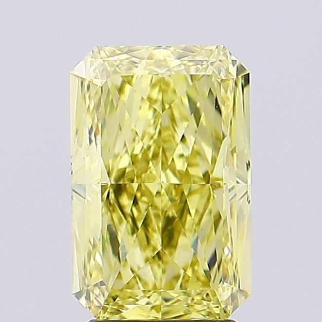Loose Diamond - RADIANT 3.3ct Fancy Intense Yellow VS1: Loose Diamond - RADIANT 3.3ct Fancy Intense Yellow VS1 Source: This is a real non-mined Diamond that has been grown in a lab Shape: RADIANT Carats: 3.3 Color: Fancy Intense Yellow Certification: NONE 